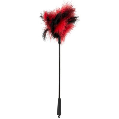 Feather Tickler red/black