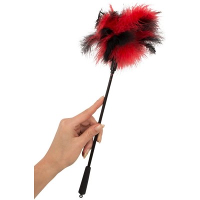 Feather Tickler red/black