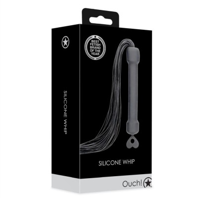 Beginners Silicone Whip - Black