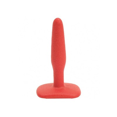 Butt Plug Non-Skid - Small - Red