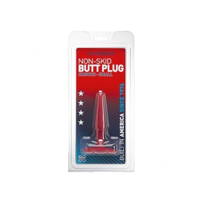 Butt Plug Non-Skid - Small - Red