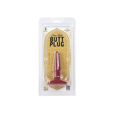 Butt Plug Non-Skid - Small - Red