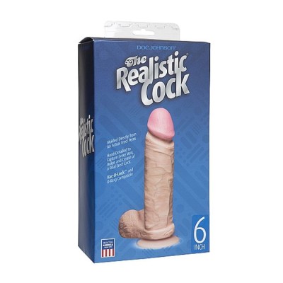 The Realistic Cock - 6 Inch - Skin