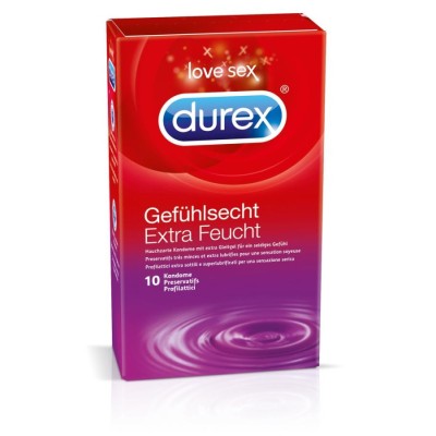 Durex Gefühl.extra lubr. 10pc