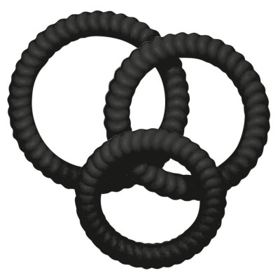 Lust 3 Cock Rings black