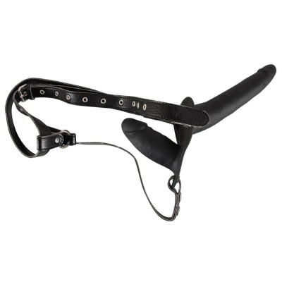 Double Strap On Black Silicone Double Strap On Black Silicone
