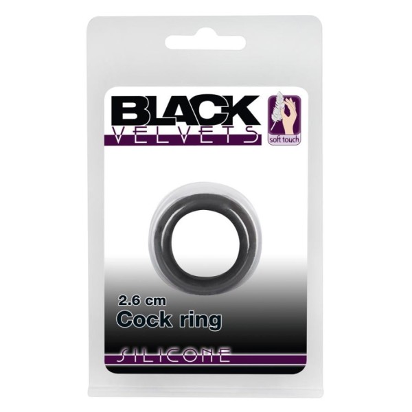 Black Velvets Cock Ring 2.6 cm