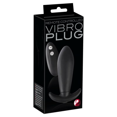 Y2T Black RC Vibro Plug