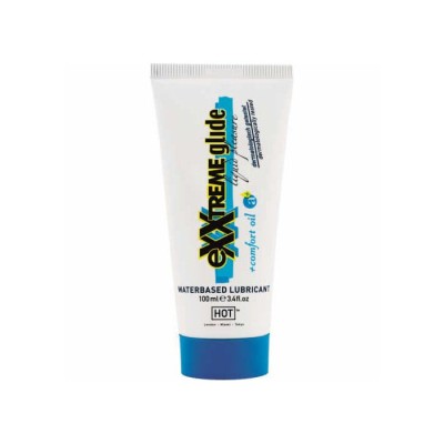 HOT EXXTREME GLIDE 100 ML+COMFORT OIL A+