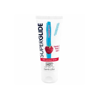 HOT SUPERGLIDE EDIBLE LUBRICANT- RASPBE