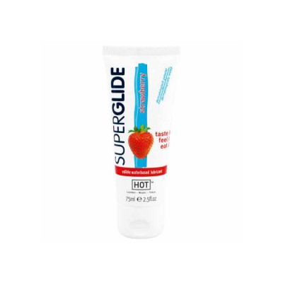 HOT SUPERGLIDE EDIBLE LUBRICANT- STRAWB