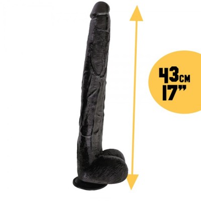 Black Baller Dildo ca.43 cm.