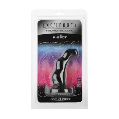 DOC JOHNSON PLAT. SILICONE THE P-SPOT BL