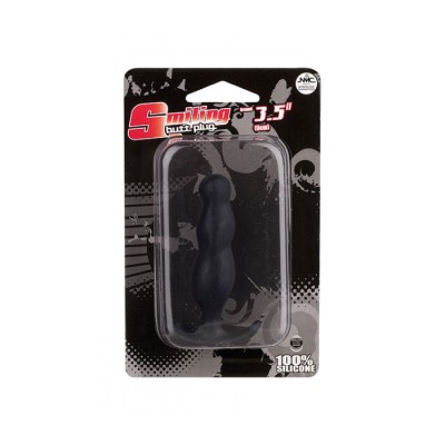 Smiling ButtPlug Silicone ca.8 cm Black