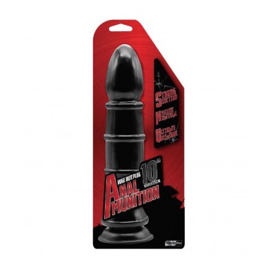 Anal Munition Huge Butt Plug Black ca.25