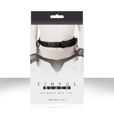 Sinful - Restraint Belt L/XL - Black