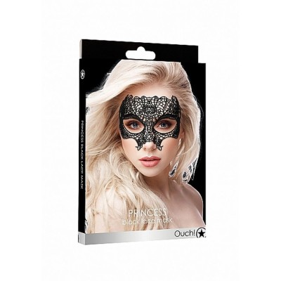 Princess Black Lace Mask - Black