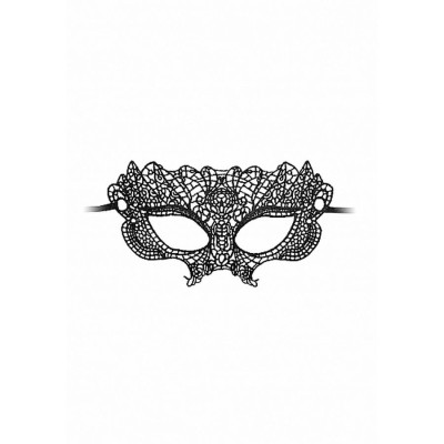 Princess Black Lace Mask - Black