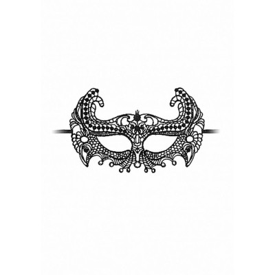 Empress Black Lace Mask - Black