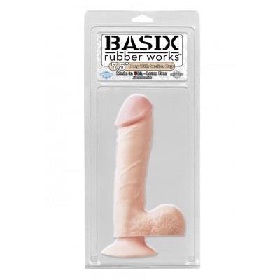 BASIX RUBBER WORKS 7.5 Inch Dong with Su