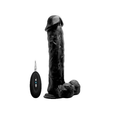 Vibrating Realistic Cock with Scrotum