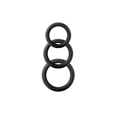 Twiddle Rings 3 Sizes Black