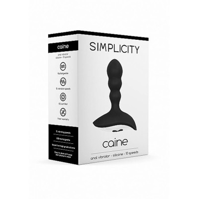 CAINE Anal vibrator - Black