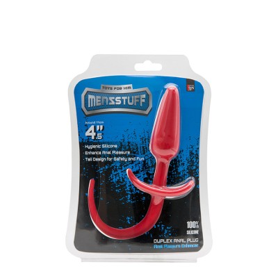 MENZSTUFF DUPLEX ANAL PLUG RED