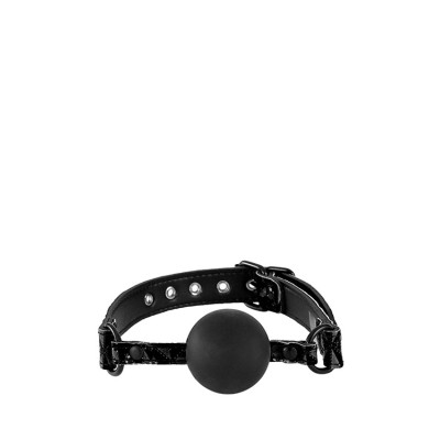 SINFUL SOFT SILICONE GAG BLACK