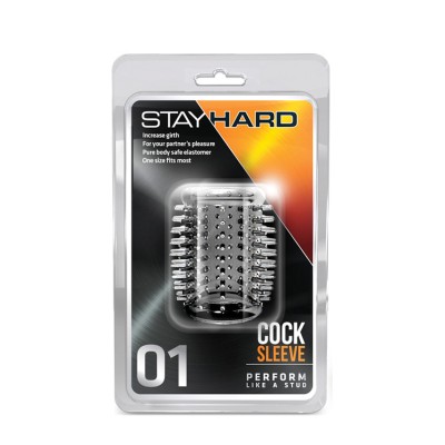 STAY HARD COCK SLEEVE 01 CLEAR