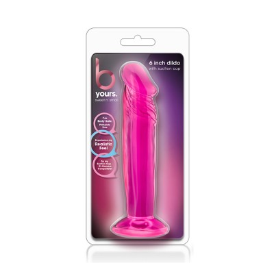 B YOURS SWEET N SMALL 6INCH DILDO PINK B YOURS SWEET N SMALL 6INCH DILDO PINK