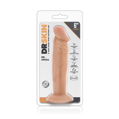 DR. SKIN DR SMALL 6INCH DILDO VANILLA