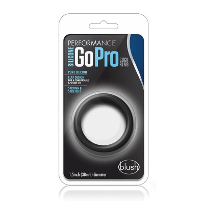 PERFORMANCE SILICONE GO PRO COCK RING BL