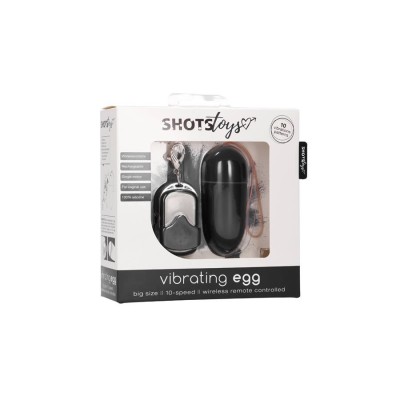 Vibrating Egg - 10 speed - Black