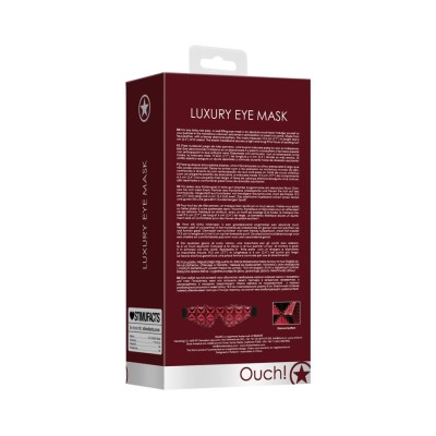 Luxury Eye Mask - Burgundy