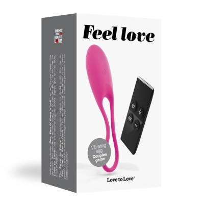 FEEL LOVE - VIBRATING EGG PINK