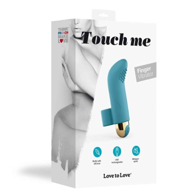 TOUCH ME PETROLE - Finger vibrator