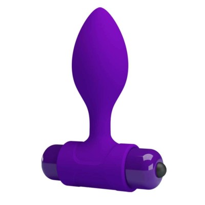 Pretty Love Vibra Butt Plug Purple