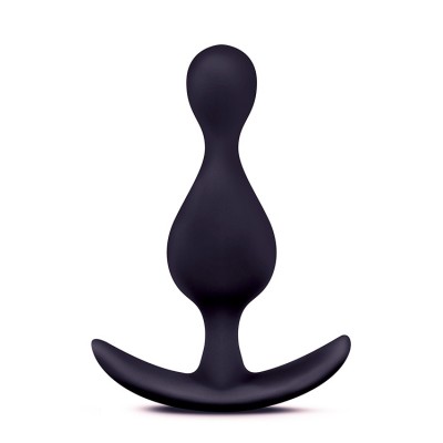 ANAL ADVENTURES PLATINUM WAVE PLUG BLACK