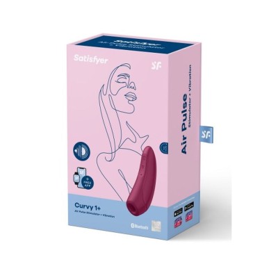 SATISFYER CURVY 1+ BORDEAUX