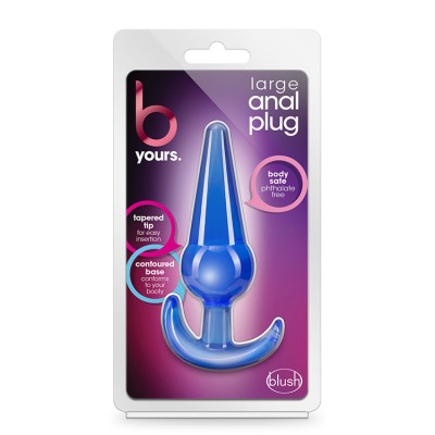 B YOURS LARGE ANAL PLUG BLUE