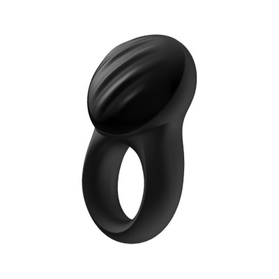 SATISFYER SIGNET RING VIBRATOR BLACK