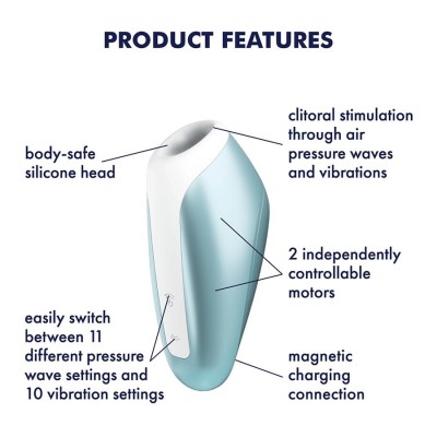 SATISFYER LOVE BREEZE -Bleu SATISFYER LOVE BREEZE -Bleu