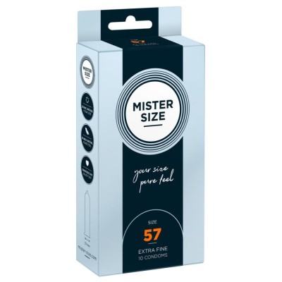 Mister Size 57mm pack of 10