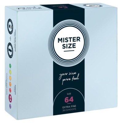 Mister Size 64mm pack of 36