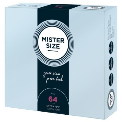 Mister Size 64mm pack of 36