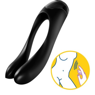 SATISFYER CANDY CANE - BLACK