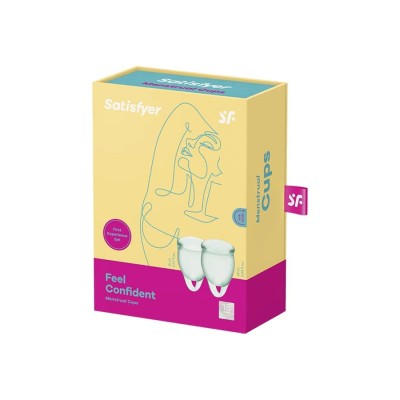 MENSTRUAL CUP FEEL CONFIDENT GREEN