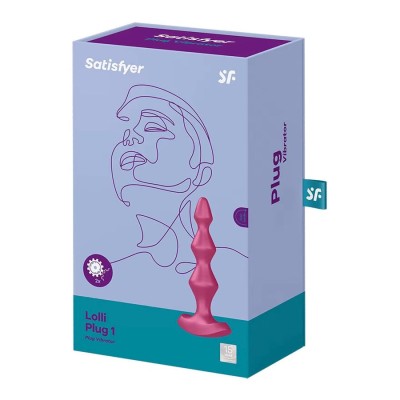 SATISFYER LOLLI PLUG 1 - MAGENTA