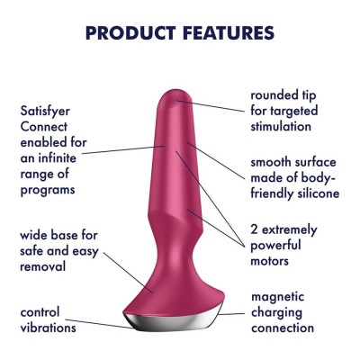 SATISFYER PLUG ILICIOUS 2 PINK